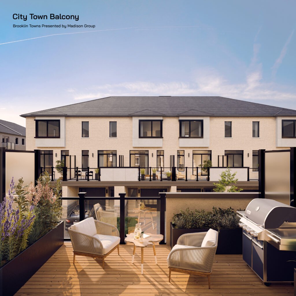 Brooklin City Towns Balcony Presented by Madison Group